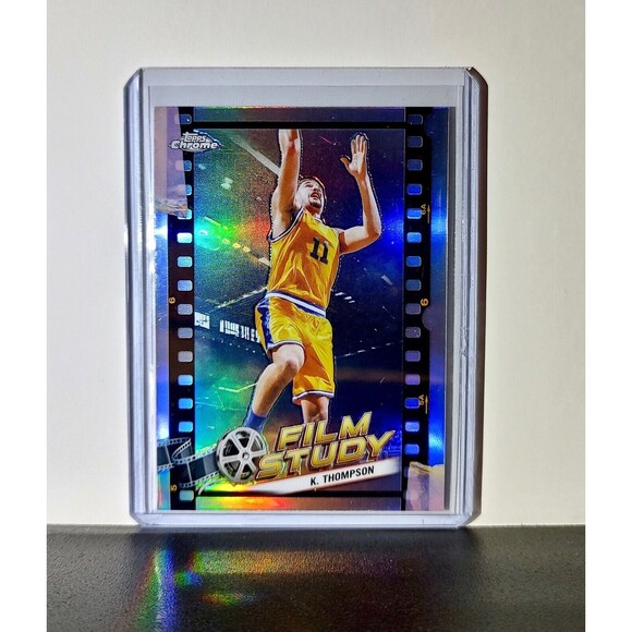 Klay Thompson 2023-24 Topps Chrome NBA #FS-8 Film Study Refractor Card Mavericks - Picture 1 of 2